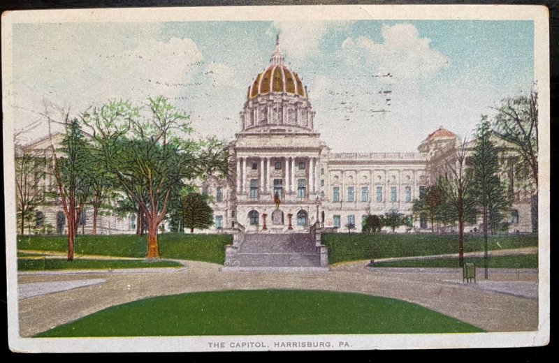 Vintage Postcard 1916 The Capitol Building, Harrisburg, Pennsylvania