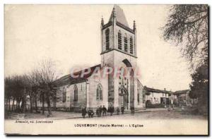 Old Postcard Louvemont L & # 39Eglise