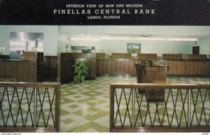 LARGO, Florida, 1950-60s; Interior, Pinellas Central Bank