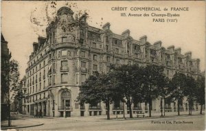 CPA PARIS 8e 103, Avenue des Champs-Elysées Crédit Commercial de France (36947)