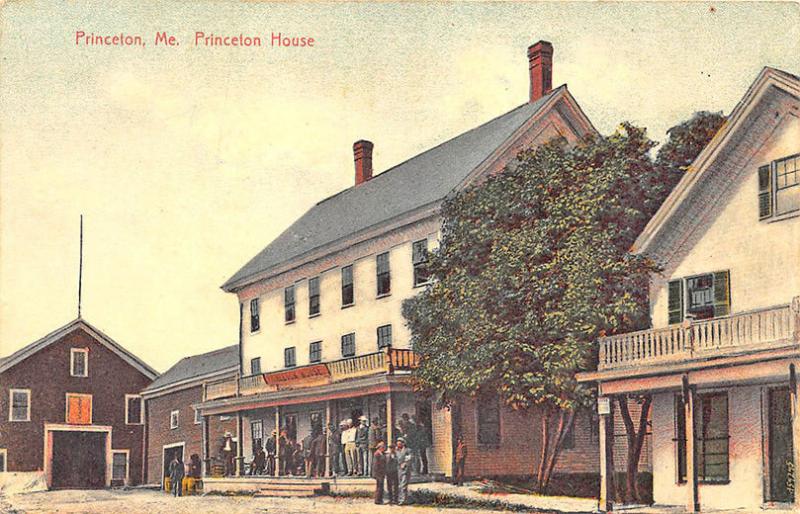 Princeton ME Main Street The Princeton House Postcard 