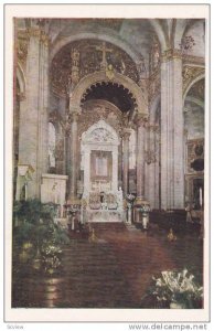 Principal altar of the Basilica, holy shrine of our Lady of Guadalupe, Mexico...