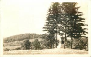 Braddocks Grave 1930s Uniontown Pennsylvania RPPC Photo Postcard 12469