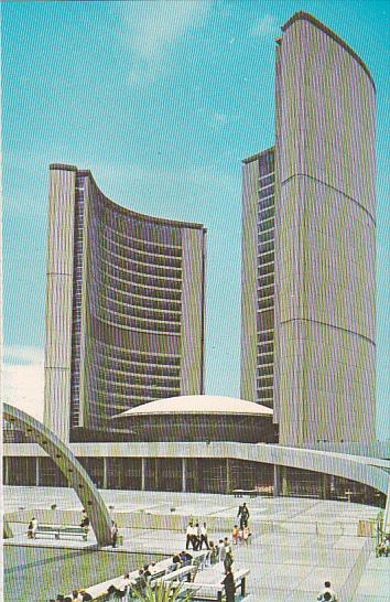 Canada Ontario Toronto The New City Hall With Pool