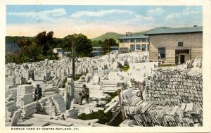 VT - Centre Rutland. Marble Yard (Quarry)