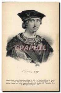Old Postcard Charles VIII