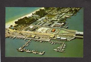 FL Yacht Basin, Marina Boats, Clearwater, Florida Postcard PC