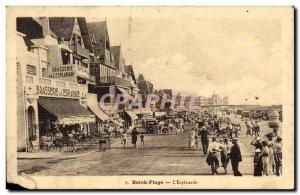 Old Postcard Berck Plage The Esplanade Brasserie