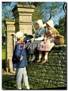 Modern Postcard Bayeux Normandy Folklore group company of Gay Scavoir Return ...