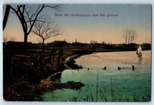 Germany Postcard Borin (Kr. Greifenhagen) Seen from the Lake c1910 Antique