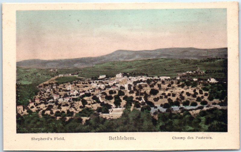 Postcard - Shepherd's Field - Bethlehem, Palestine