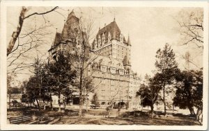 Canada View of Chateau Frontenac RPPC Postcard T18