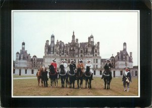 Postcard Europe France Chambrod horseback show Max Dardenne