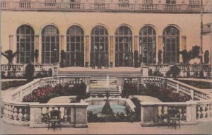 Postcard The Breakers Showing Fountain in Court Palm Beach FL