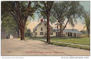 The Old Cook House And Elm Keene New Hampshire 1914