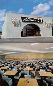 ST CLAIRS' North Miami Cafeteria Florida Restaurant Vintage Postcard ca 1960s