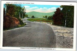 Postcard HIGHWAY SCENE Petersburg New York NY AK5029