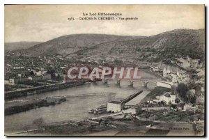 Postcard Old Cahors St Georges General view