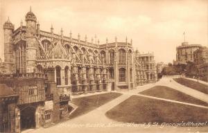 BR80476 lower ward and st george s chapel  windsor castle   uk
