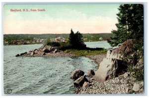 c1910's Bedford Nova Scotia Canada From South View Posted Antique Postcard