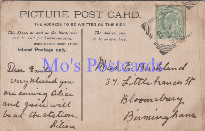 Genealogy Postcard - Brickland, 37 Little Francis Street, Birmingham GL2026