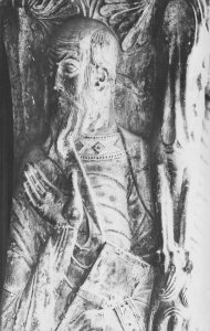 Mossaic Detail De Trumeau Statue St Pierre Basilica Statue RPC Postcard