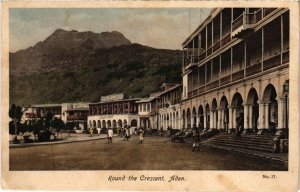 PC ROUND THE CRESCENT ADEN YEMEN (a32248)