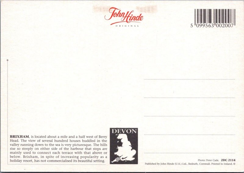 Devon Postcard - Brixham Harbour RR17369