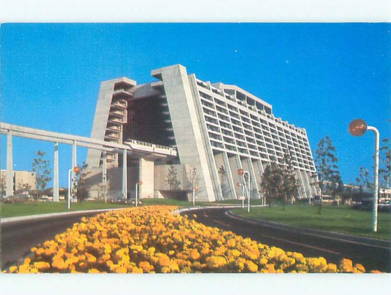 Unused Pre-1980 CONTEMPORARY RESORT HOTEL AT DISNEYWORLD Orlando FL p2695@