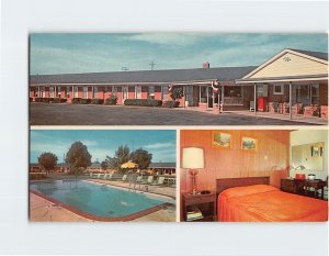 Postcard Wilsonian Motel, Greenwood, Indiana