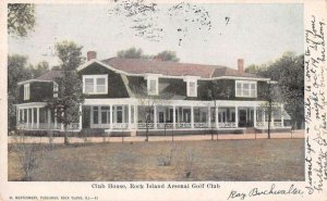 Rock Island Illinois Arsenal Golf Club Vintage Postcard AA43966