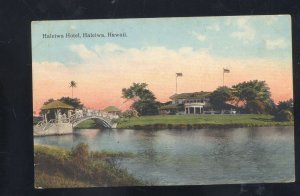 HALEIWA HAWAII HALEIWA HOTEL HAWAIIAN TERRITORY VINTAGE POSTCARDE