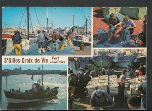 France Postcard - St Gilles Croix De Vie, Port Sardinier - Fishing  T7934