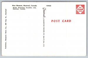 Montreal  Canada   Wax Museum  Open Top Bus   Postcard