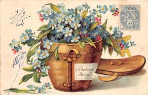 BG4407 good health bonne sante lilly france greetings