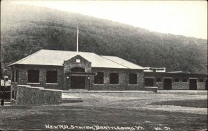 Brattleboro VT New RR Train Station Depot c1910 Postcard