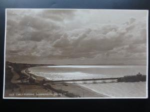 Dorset: Bournemouth EARLY MORNING showing piers c1918 RP Pub by Judges