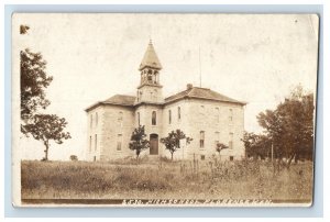 C.1910s RPPC Real Photo Highscool Florencem Kan. Postcard P11e