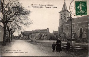 France Le Lot Canton de Limogne Vintage Postcard 04.97