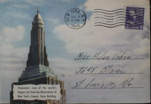 Panoramic view from Empire State Building