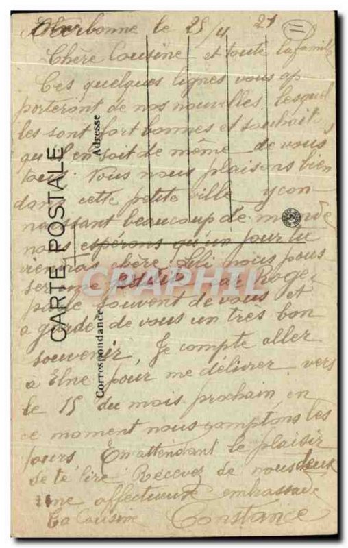 Old Postcard Narbonne The Museum Room Canonge