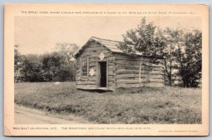 Petersburg Illinois~Offut Store Lincoln Clerk~Armstrong Wrestling Match~1916 B&W