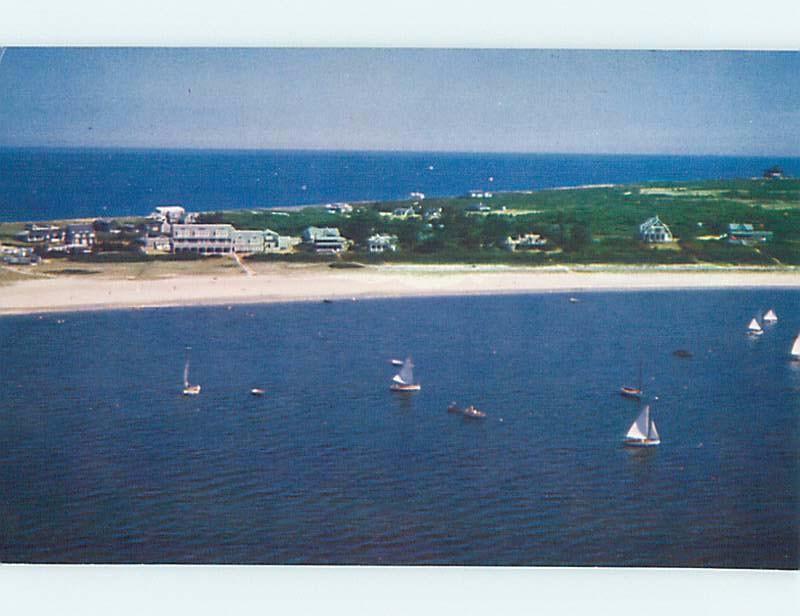 Unused Pre-1980 POSTCARD AD FOR WAUWINET COTTAGES Cape Cod - Nantucket MA B5613