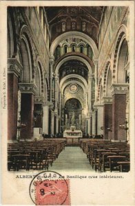 CPA ALBERT la Basilique vue intérieure (808311)