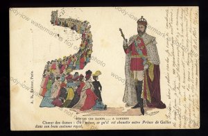 ROY262 - King Edward VII - Coronation Souvenir from Paris - postcard