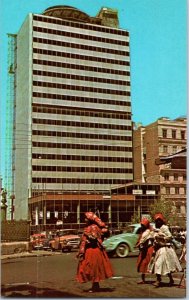 Hotel Fermont and Provincial Bank Chihuahua Mexico Postcard