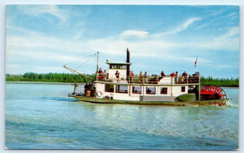 FAIRBANKS, AK Alaska ~ The DISCOVERY One of Last Active STERNWHEELERS Postcard