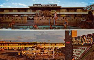 Gallup New Mexico Desert Skies Motor Hotel Multiview Hwy 66 Vintage PC K24611