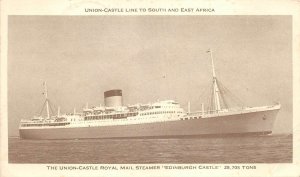 Lot 50 the union castle royal mail steamer edinburgh castle ship paquebot liner