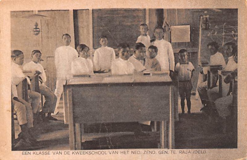 Een Klasse Van De Kweekschool Indonesia, Republik Indonesia Unused 